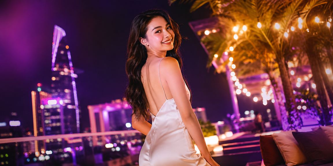 Không gian VIP neon rực rỡ tại TP. Hồ Chí Minh với bảng thông báo thưởng và khuyến mãi casino