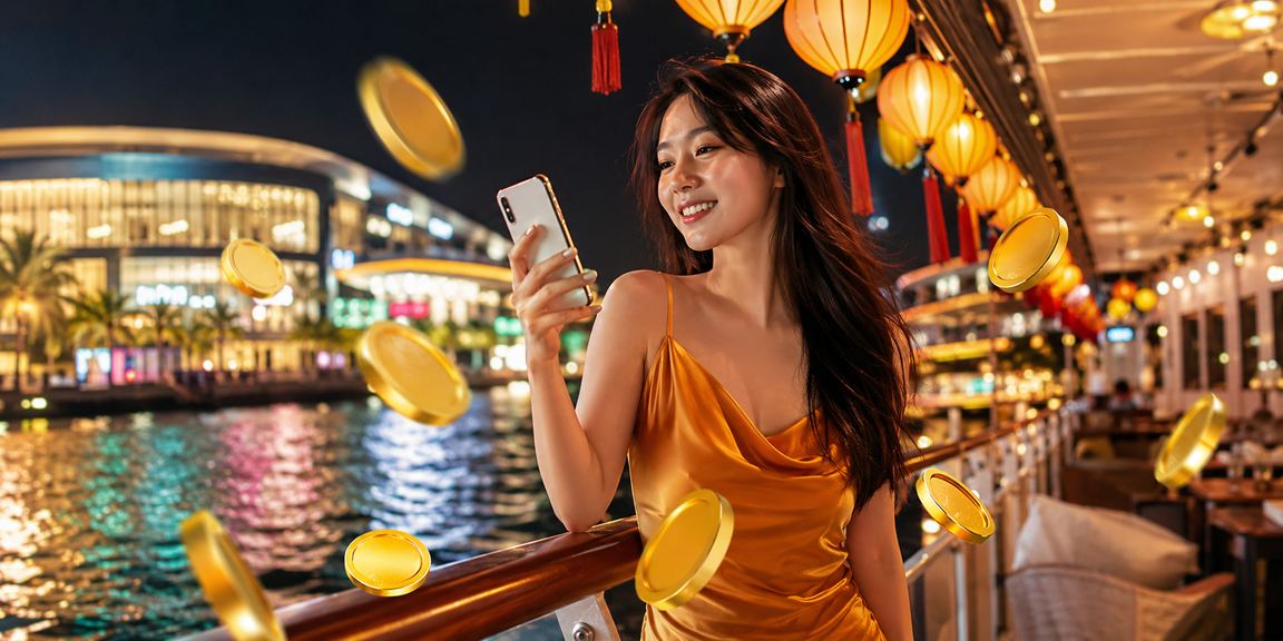 Chợ đêm Phú Quốc rực rỡ với màn hình bonus cashback và không khí lễ hội sôi động