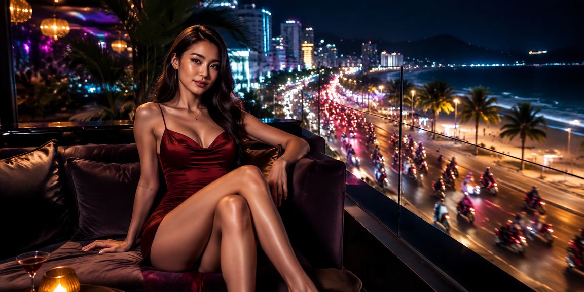 Khu vực giải trí casino ven biển Vũng Tàu về đêm